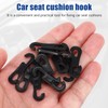 Veemoon 200PCS Car Seat Cover Hooks 1.38inch Seat Cover Clips