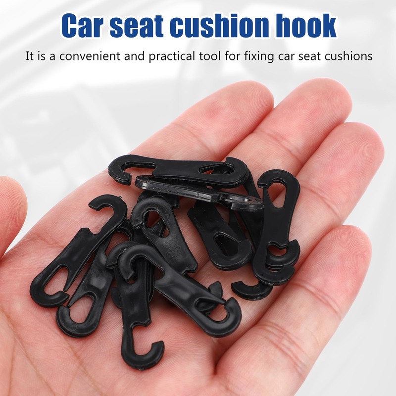 Veemoon 200PCS Car Seat Cover Hooks 1.38inch Seat Cover Clips