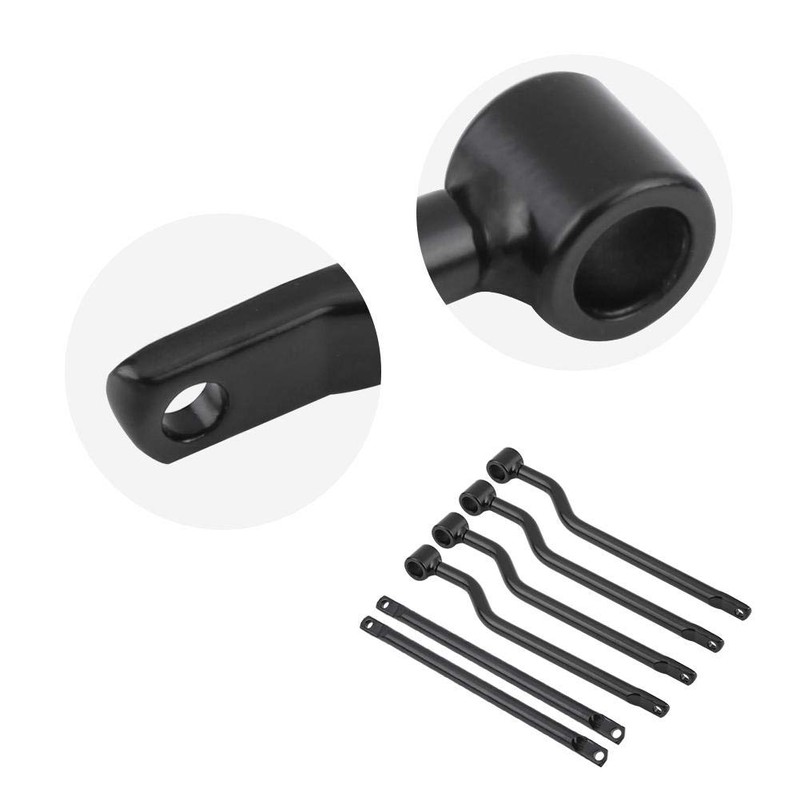 Saddlebag Brackets Universal, Motorcycle Saddlebag Support Bars Brackets Black Stainless