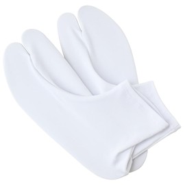 SAKIKU-EN Stretch Tabi Socks, Tabi Cover, For Adults, Stretch Tabi Socks, Fits 9.1 - 11.8 inches (23 - 30 cm), Anti-slip, Elastic Mouth, No Hazing, Stretchable, White, All Seasons, Men's, Men's, For