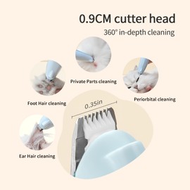 PAKEWAY Dog Paw Trimmer with LED Light, Pet Paw Pad Trimmer, 0.35 in Cutter Head, 52dB Low Noise, Cordless Electric Small Pet Grooming Clippers Hair Trimmer for Dogs Cats