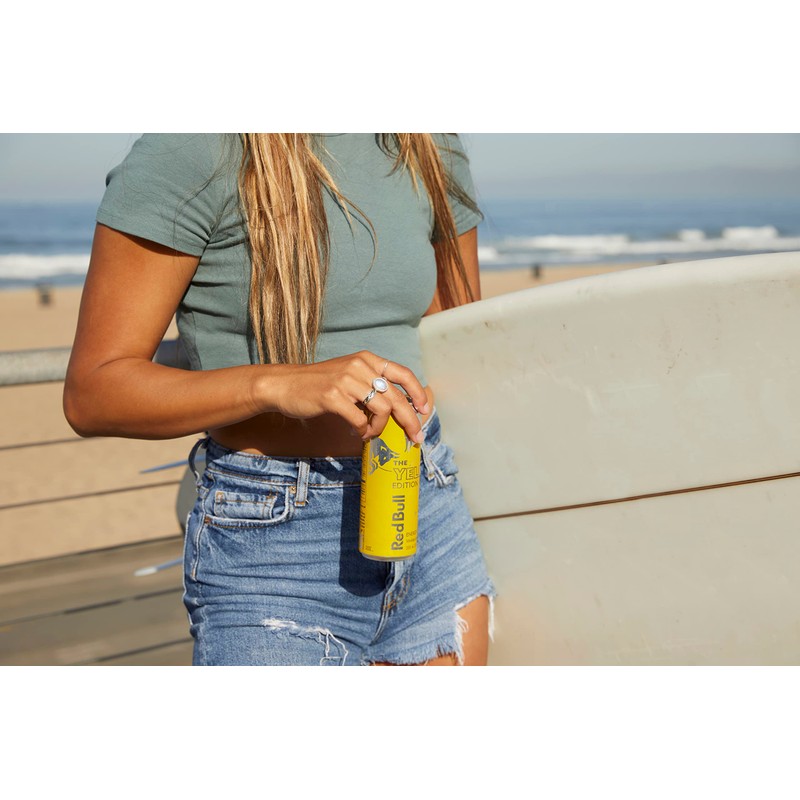 Red Bull Energy Drink, Tropical, Yellow Edition, 8.4 oz. can