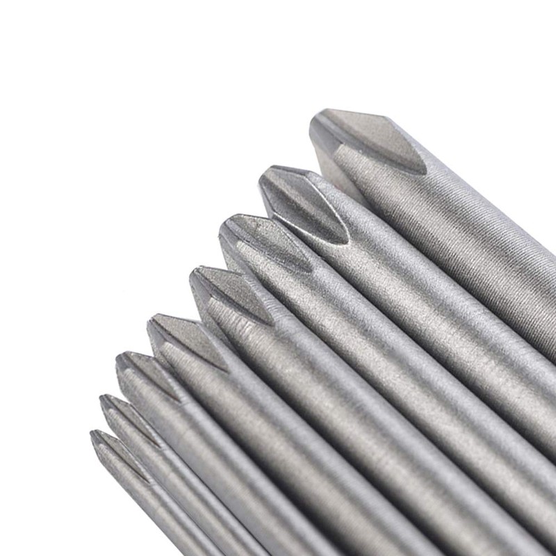 Saipor 8-Piece 75 mm Long Phillips Screwdriver Bits Set S2