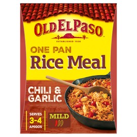 Old El Paso Chili & Knoblauch Eine Pan Kit Reis 355g