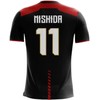 Nishida Volleyball Jersey with #11, White and Red, Japan National