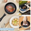 Cyrank Nonstick Mini Egg Pan, 4.7inch One Egg Frying Pan