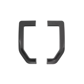 Linskip Fender Side Emblem Trim Compatible with 2017-2022 Ford F250/F350/F450/F550 XL, Fender Badges Cover, Enterior Accessories(Black Carbon)