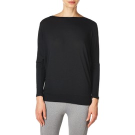 C9 Champion Women's Long Sleeve Open Back Top, Ebony, XS