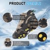 Non-Slip Shoe Spikes, Crampons, Shoe Spikes Snow and Ice Anti-Slip,