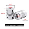 Saipor Pack of 5 Flexible Couplings (5 mm to 8