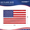 KANBIT American Flag 4x6 Ft, US Flags Polyester with Strong