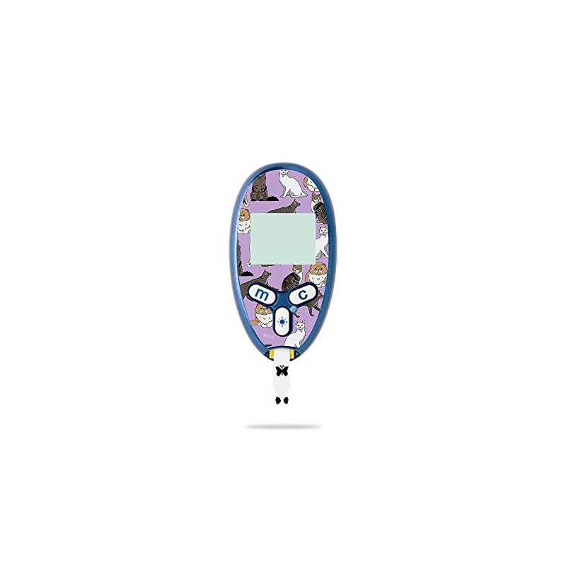 MightySkins Skin Compatible with Abbott Freestyle Lite - Cat Chaos