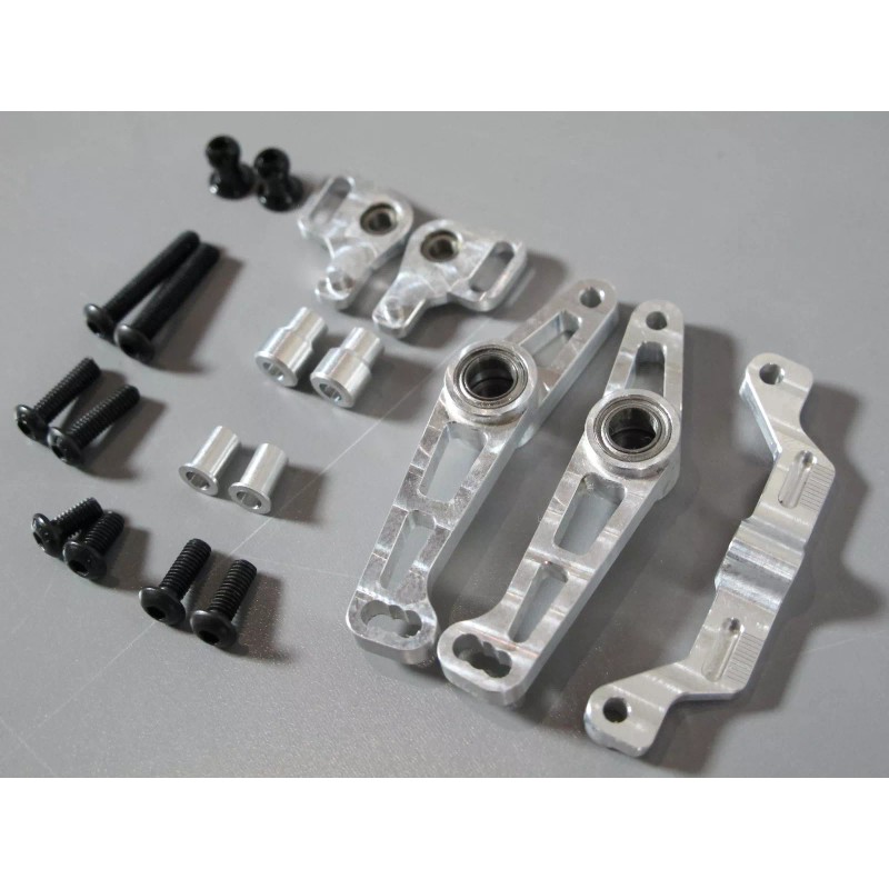 JP Garage Aluminum Wide Angle Steering Knuckle Arm set Tamiya