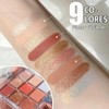 Paleta de Sombra de Ojos 9 Colores - NacaradaBrilloMate, 1