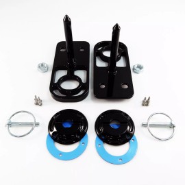 UPR 10-14 MUSTANG Self Locating Hood Pin Kit New 5.5 Inch long pin 4 taller hood