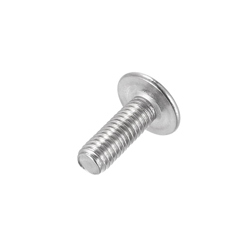 sourcing map Flanged Button Head Socket Cap Screws, M6*18mm Hex