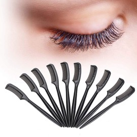 10pcs Plastic Eyelashes Comb Eye Lashes Separator Tool Teeth Eyebrow Brush Comb Portable Beauty Makeup