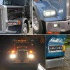 Par Faros Led Cuadrado 4x6 Lupa Ojos Ángel Demonio Hi/lo