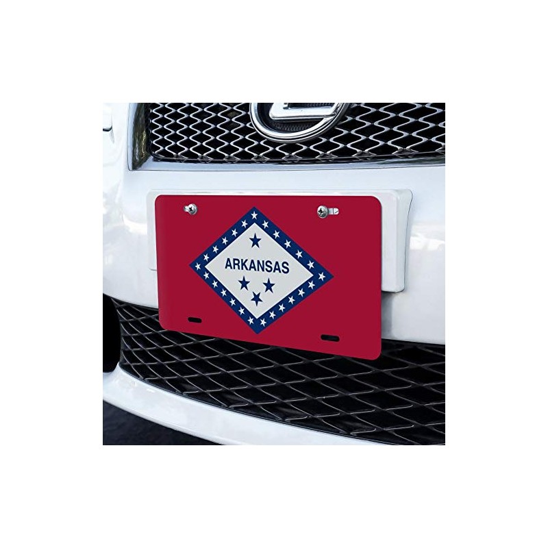 GRAPHICS & MORE Arkansas State Flag Novelty Metal Vanity Tag