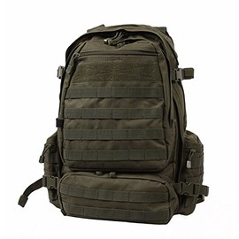 LAPG Operator Tactical Backpack, Adjustable Outdoor Operation Backpack with MOLLE System, Hiking Knapsack - OD Green