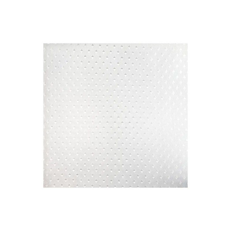 Euroshowers WHITE DIAMOND FABRIC SHOWER EXTRA LONG AND EXTRA WIDE