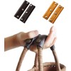 2PCS Handbag Handle Leather Wrap Cover Purse Wallet Handle Protectors