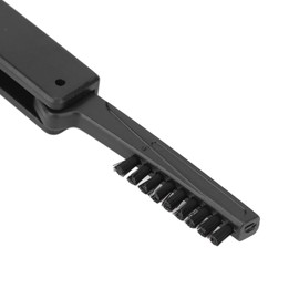 Cepillo para el Cuidado de Cejas de Doble Cara, Peine de Dientes Apretados, Fácil de Limpiar, Plegable, Portátil,Cómodo para Pestañas, Peine para Cejas