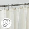 KOUFALL 78 Inch Shower Curtain 72 x 78 Inches Long,Linen