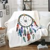 Dreamcatcher Throw Blanket for Couch Sofa Travel Boho Dream Catcher