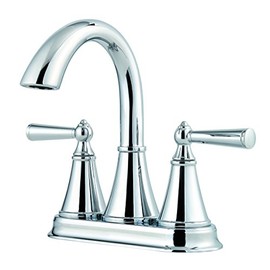 Pfister LG48-GL0C Saxton 2-Handle 4" Centerset Bathroom Faucet in Polished Chrome, 1.2gpm