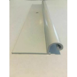 Yellow Dog SAMPLE RV White Aluminum Wheel Well Skirt Storage Door Hinge Trim Molding