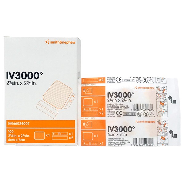 544007BX - Opsite IV3000 Catheter Dressing 2-3/8 x 2-3/4