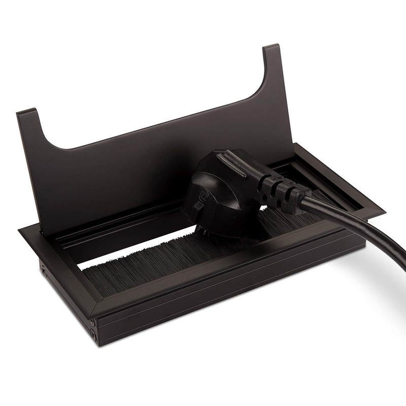 LIKERAINY Cable Bushing Desk Table Grommets 80x 160mm Cable Outlet