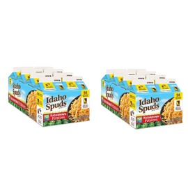 Idaho Spuds Premium Hashbrown Potatoes 4.2 oz, 8 Pack, Made from 100 Potatoes No Artificial Colors or Flavors NonGMO Certified Gluten Free Koshe, 33.6 Ounce (Two Pack)