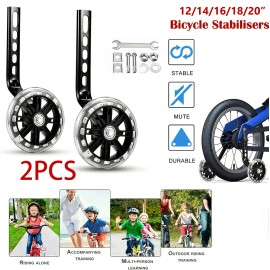 Ghyrex 2 Training Wheels Flash Bicycle Stabiliser Kit For bikes of 12/14/16/18/20 Inch