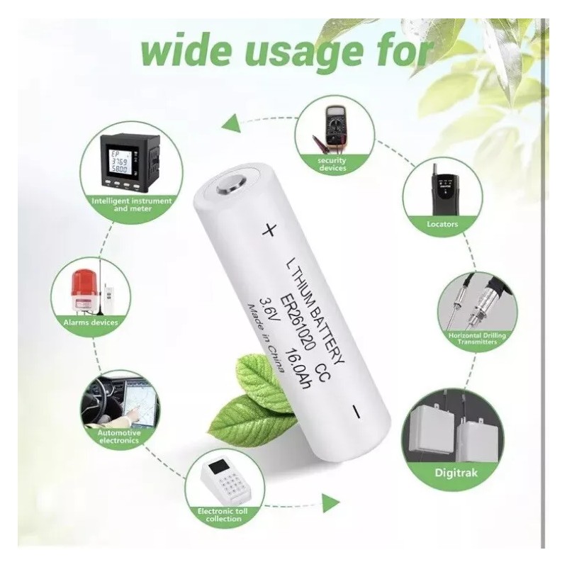 HaiNXC ER261020 CC 3.6V 16.0AH Double C Lithium Thionyl Battery