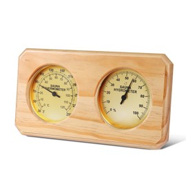 Foxyoo Sauna Thermometer - Sauna Accessories for Sauna Room,℉/℃ Horizontall