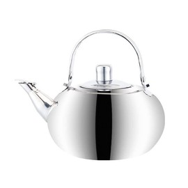 Toolzia 2.3L Stainless Steel Teapot with Tea Strainer Premium Tea Pot,Silver