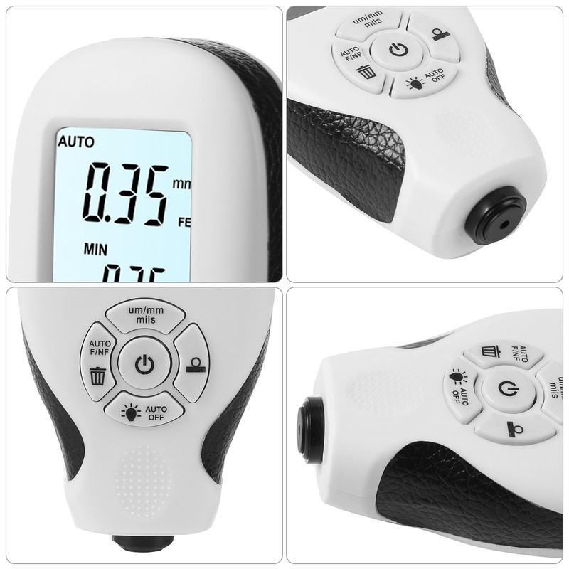 Paint Thickness Tester Car Coating Film Thickness Gauge 0~2000um Digital
