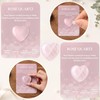 12 Heart Shaped Crystals + 12 Information Cards