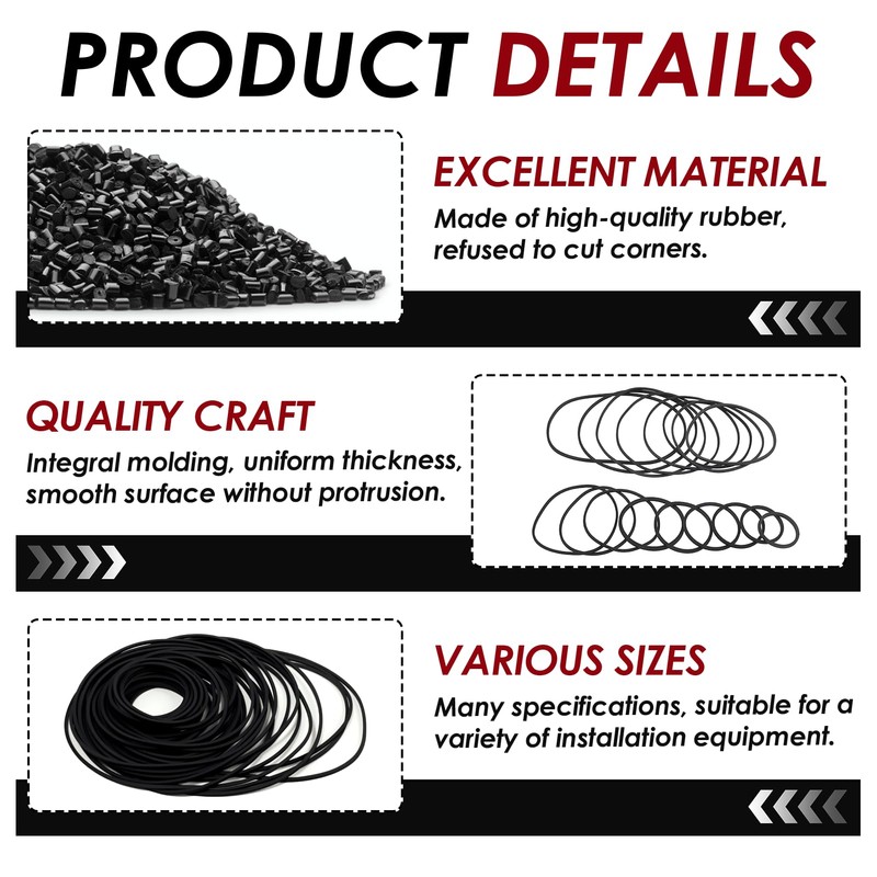 TNJPSEK Cassette Player Belts Replacement Kit, Mixed Flat Rubber Belts