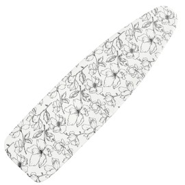 Ironing Board Cover and Pad, 15" x 54", Standard Size, Thick Padding, Scorch & Stain Resistant, with Fasteners & Mesh Cloth