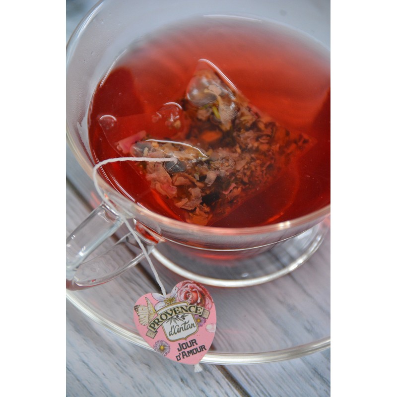 Provence d'Antan Organic Herbal Tea Cube 24 Sachets Metal
