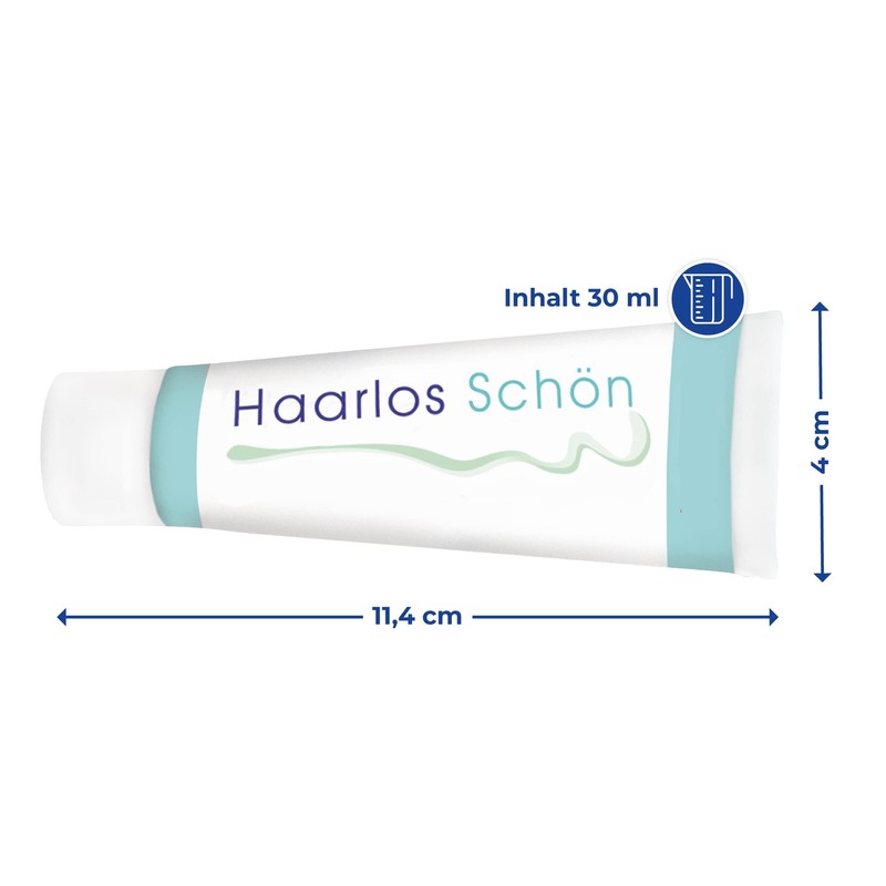 Maximex Haarlos schön Enthaarungscreme 30 ml, hemmt den Haarwuchs, beruhigt