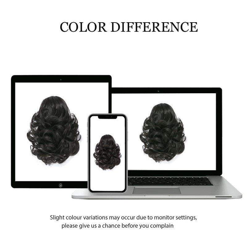 BUYOGET Ponytail Extension Long Curly Wavy Claw Jaw Clip in