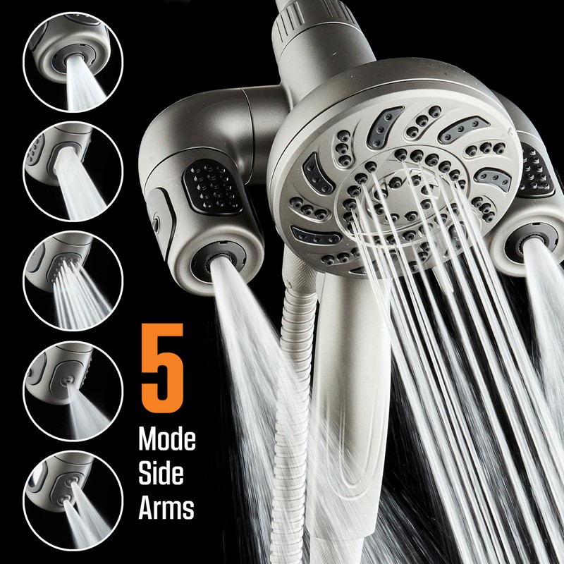 Aquadance High Pressure 156 Setting 14 Zone Shower Head &