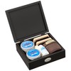M. Mowbray Shoe Care Kit in Wooden Box, Men's Set