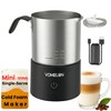 Single-Serve Rechargeable Milk Frother, Portable Mini Electric Cold-Only Foam Maker,