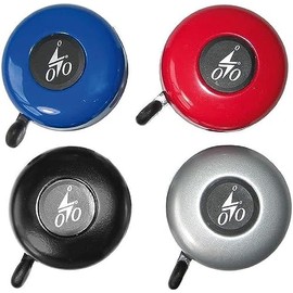 Reich Sport Ding-Dong Bell Aluminium Assorted Colours (Pack of 5) Black One Size