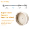HJLSWXKQ 10inch Wall-Mount Silent Hamster Wheel, Wooden Small Animal Exercise